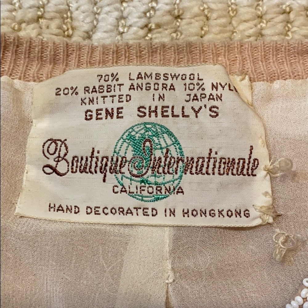 VINTAGE BEADED LAMBSWOOL SWEATER - Picture 7 of 16